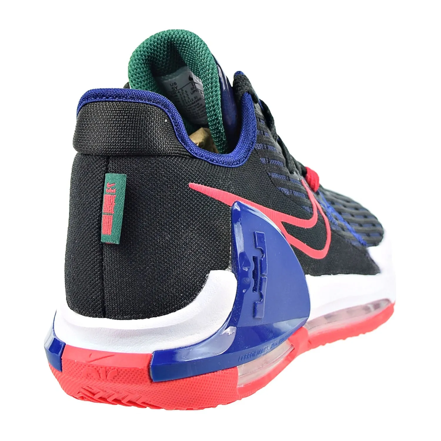 Nike Lebron Witness 6 (GS) Big Kids' Shoes Black-Siren Red-Deep Royal Blue